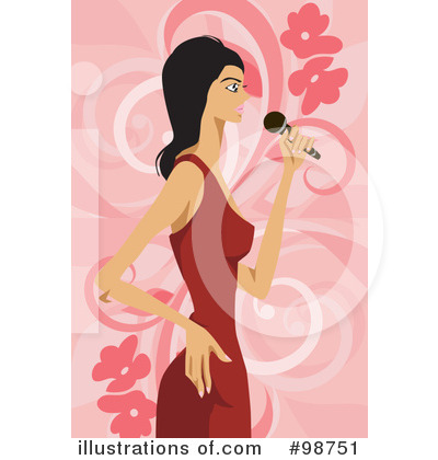 Royalty-Free (RF) Singing Clipart Illustration by mayawizard101 - Stock Sample #98751