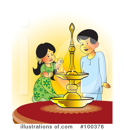 Oil Lamp Clipart #100376 by Lal Perera