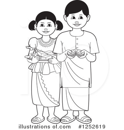 Royalty-Free (RF) Sinhala Clipart Illustration by Lal Perera - Stock Sample #1252619