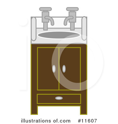 Royalty-Free (RF) Sink Clipart Illustration by AtStockIllustration - Stock Sample #11607