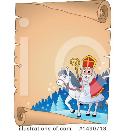 Royalty-Free (RF) Sinterklaas Clipart Illustration by visekart - Stock Sample #1490718