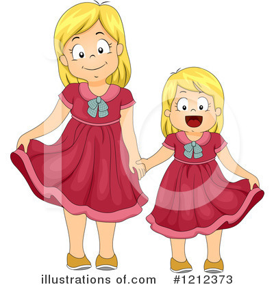 Royalty-Free (RF) Sister Clipart Illustration by BNP Design Studio - Stock Sample #1212373