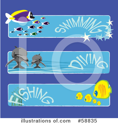Royalty-Free (RF) Site Banner Clipart Illustration by kaycee - Stock Sample #58835