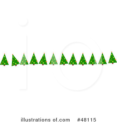 Christmas Trees Clipart #48115 by Prawny