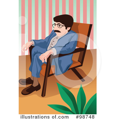 Royalty-Free (RF) Sitting Clipart Illustration by mayawizard101 - Stock Sample #98748