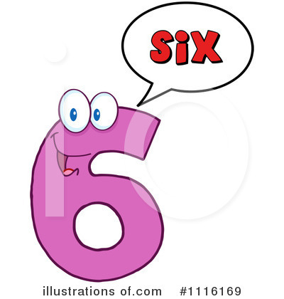 Six Clipart #1116169 by Hit Toon
