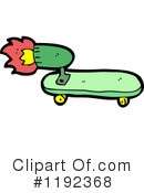 Skateboard Clipart #1192368 by lineartestpilot