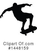 Skateboarding Clipart #1448159 by AtStockIllustration