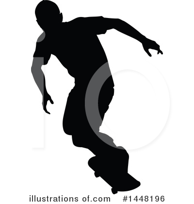 Royalty-Free (RF) Skateboarding Clipart Illustration by AtStockIllustration - Stock Sample #1448196