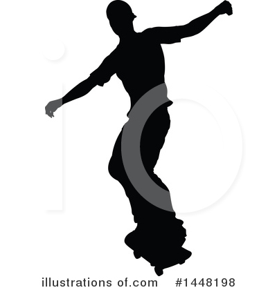 Royalty-Free (RF) Skateboarding Clipart Illustration by AtStockIllustration - Stock Sample #1448198