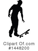 Skateboarding Clipart #1448200 by AtStockIllustration