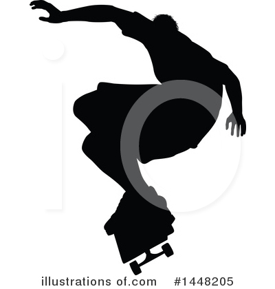 Royalty-Free (RF) Skateboarding Clipart Illustration by AtStockIllustration - Stock Sample #1448205