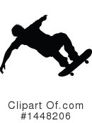 Skateboarding Clipart #1448206 by AtStockIllustration