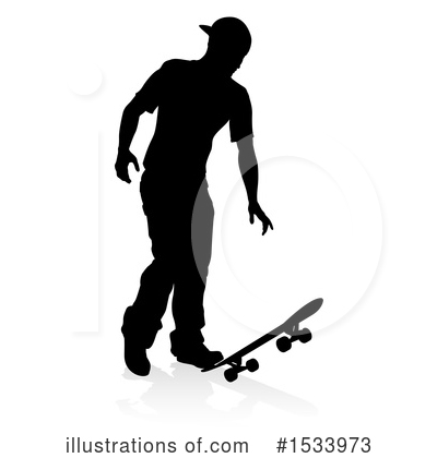 Royalty-Free (RF) Skateboarding Clipart Illustration by AtStockIllustration - Stock Sample #1533973