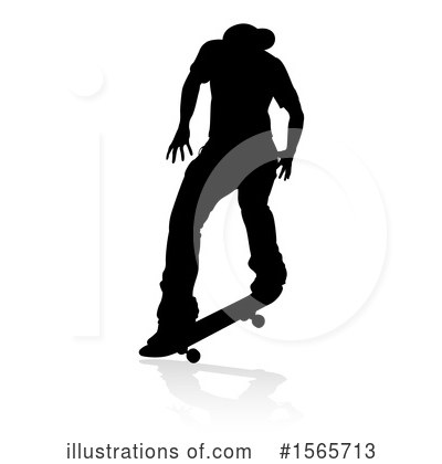 Royalty-Free (RF) Skateboarding Clipart Illustration by AtStockIllustration - Stock Sample #1565713