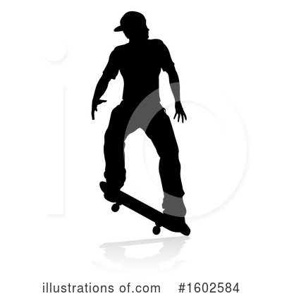 Royalty-Free (RF) Skateboarding Clipart Illustration by AtStockIllustration - Stock Sample #1602584