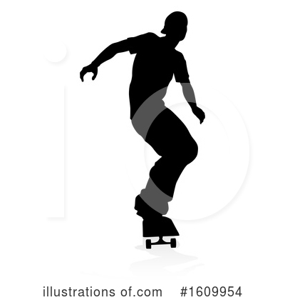 Skateboard Clipart #1609954 by AtStockIllustration