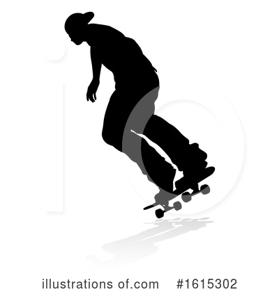 Skateboard Clipart #1615302 by AtStockIllustration