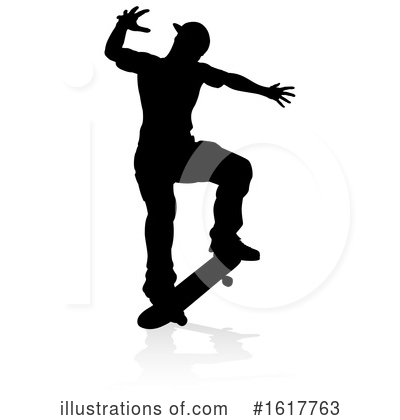 Royalty-Free (RF) Skateboarding Clipart Illustration by AtStockIllustration - Stock Sample #1617763