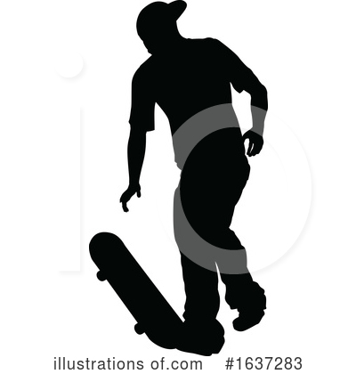 Skater Clipart #1637283 by AtStockIllustration