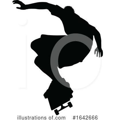 Royalty-Free (RF) Skateboarding Clipart Illustration by AtStockIllustration - Stock Sample #1642666