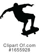 Skateboarding Clipart #1655928 by AtStockIllustration