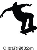Skateboarding Clipart #1719032 by AtStockIllustration