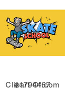 Skateboarding Clipart #1794467 by Domenico Condello