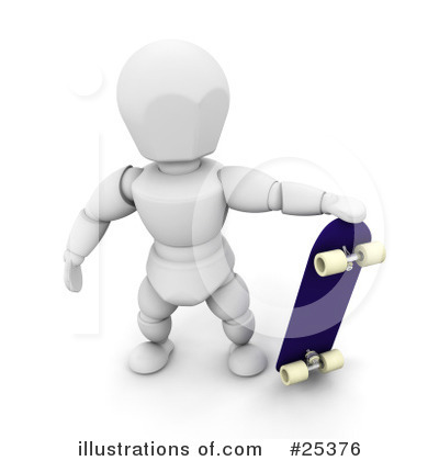 Royalty-Free (RF) Skateboarding Clipart Illustration by KJ Pargeter - Stock Sample #25376