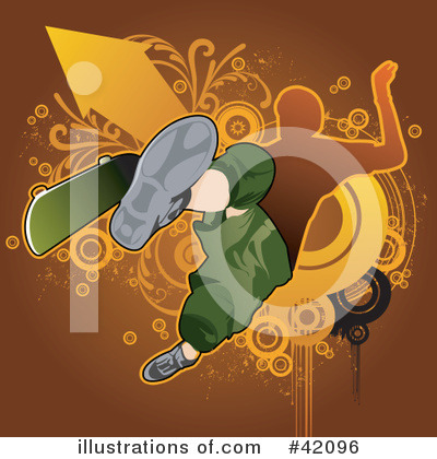Royalty-Free (RF) Skateboarding Clipart Illustration by L2studio - Stock Sample #42096
