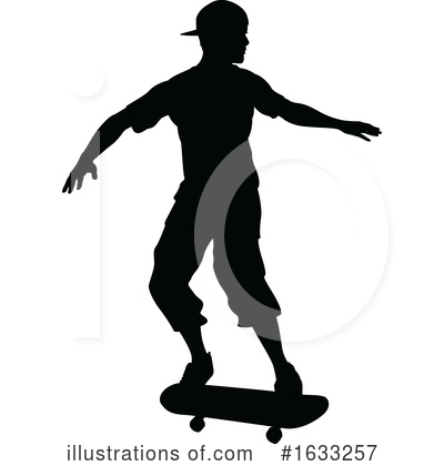 Royalty-Free (RF) Skater Clipart Illustration by AtStockIllustration - Stock Sample #1633257