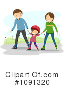 Skating Clipart #1091320 by BNP Design Studio