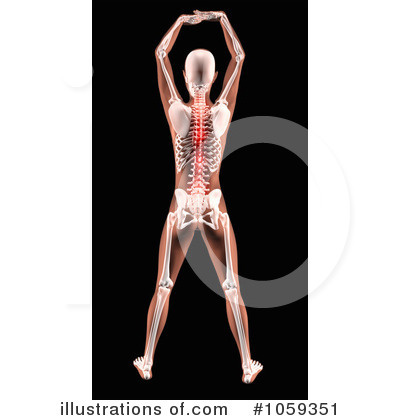 Royalty-Free (RF) Skeleton Clipart Illustration by KJ Pargeter - Stock Sample #1059351