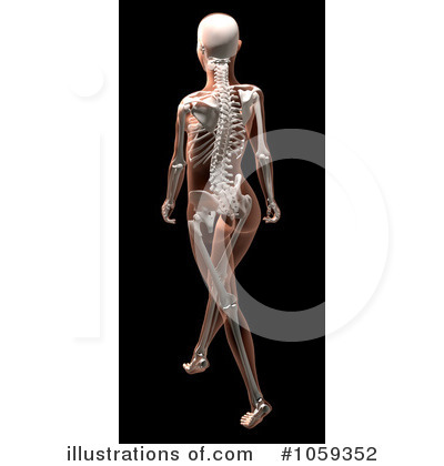 Royalty-Free (RF) Skeleton Clipart Illustration by KJ Pargeter - Stock Sample #1059352