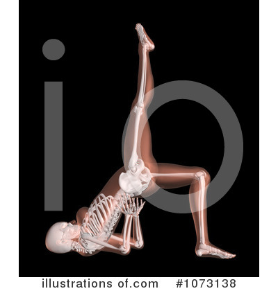 Royalty-Free (RF) Skeleton Clipart Illustration by KJ Pargeter - Stock Sample #1073138
