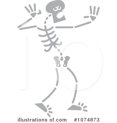 Royalty-Free (RF) Skeleton Clipart Illustration by Zooco - Stock Sample #1074873