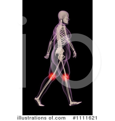 Royalty-Free (RF) Skeleton Clipart Illustration by KJ Pargeter - Stock Sample #1111621