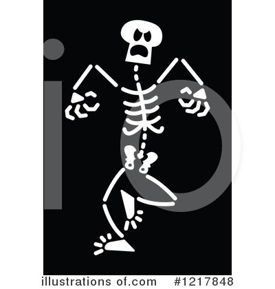 Royalty-Free (RF) Skeleton Clipart Illustration by Zooco - Stock Sample #1217848