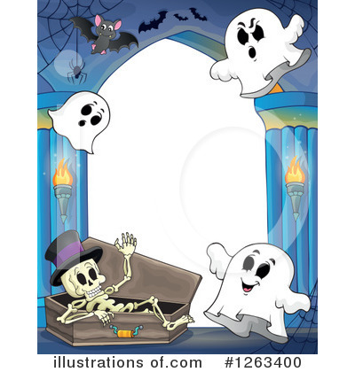 Royalty-Free (RF) Skeleton Clipart Illustration by visekart - Stock Sample #1263400