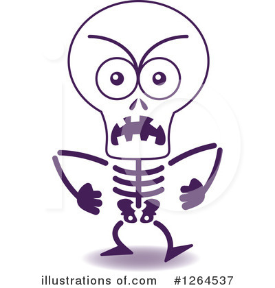 Royalty-Free (RF) Skeleton Clipart Illustration by Zooco - Stock Sample #1264537