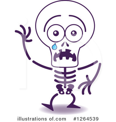 Royalty-Free (RF) Skeleton Clipart Illustration by Zooco - Stock Sample #1264539