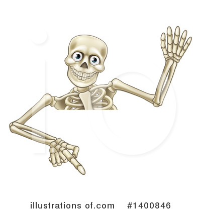 Royalty-Free (RF) Skeleton Clipart Illustration by AtStockIllustration - Stock Sample #1400846