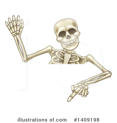 Royalty-Free (RF) Skeleton Clipart Illustration by AtStockIllustration - Stock Sample #1409198
