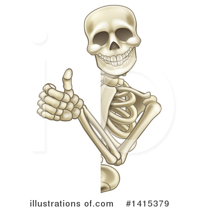 Royalty-Free (RF) Skeleton Clipart Illustration by AtStockIllustration - Stock Sample #1415379