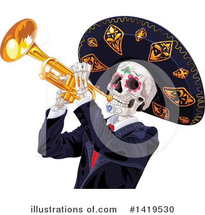 Skeleton Clipart #1419530 by Pushkin