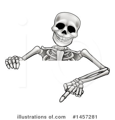 Royalty-Free (RF) Skeleton Clipart Illustration by AtStockIllustration - Stock Sample #1457281