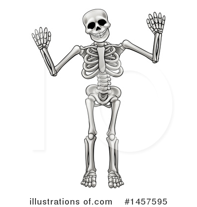 Royalty-Free (RF) Skeleton Clipart Illustration by AtStockIllustration - Stock Sample #1457595