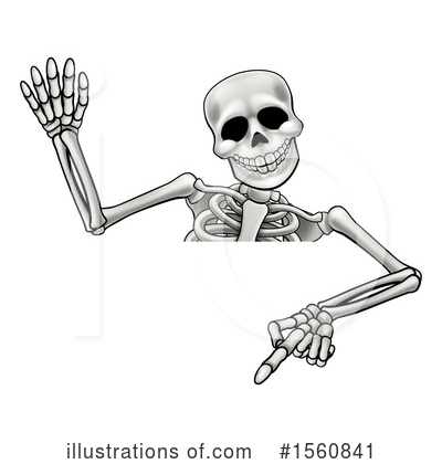 Royalty-Free (RF) Skeleton Clipart Illustration by AtStockIllustration - Stock Sample #1560841