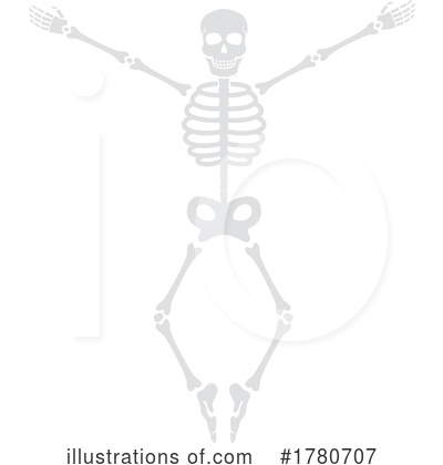 Royalty-Free (RF) Skeleton Clipart Illustration by Vector Tradition SM - Stock Sample #1780707
