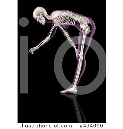 Royalty-Free (RF) Skeleton Clipart Illustration by KJ Pargeter - Stock Sample #434090